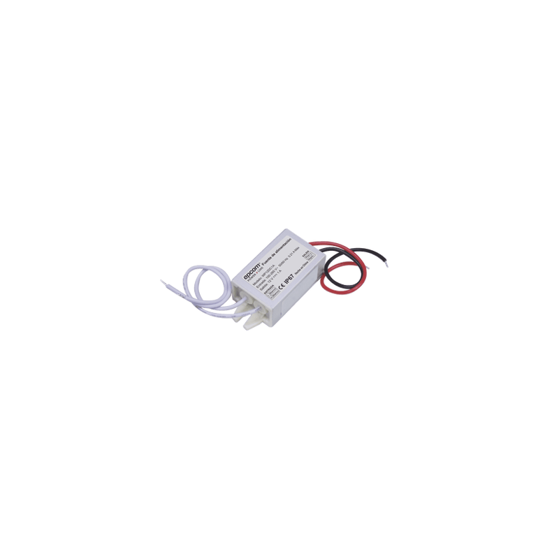 Fuente 12 V / 1 Amper / Waterproof / Intemperie grado IP67