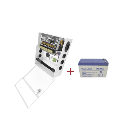 Kit / Fuente PLK12DC8ABK  Batería incluída PL712