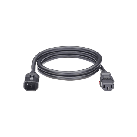 Cable de Alimentación Eléctrica Con Bloqueo de Seguridad, de IEC C14 a