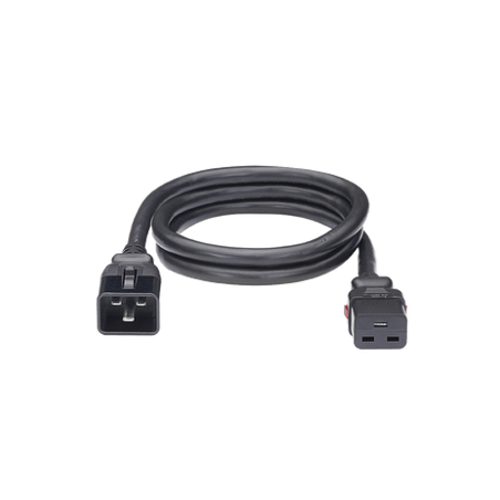 Cable de Alimentación Eléctrica Con Bloqueo de Seguridad, de IEC C20 a