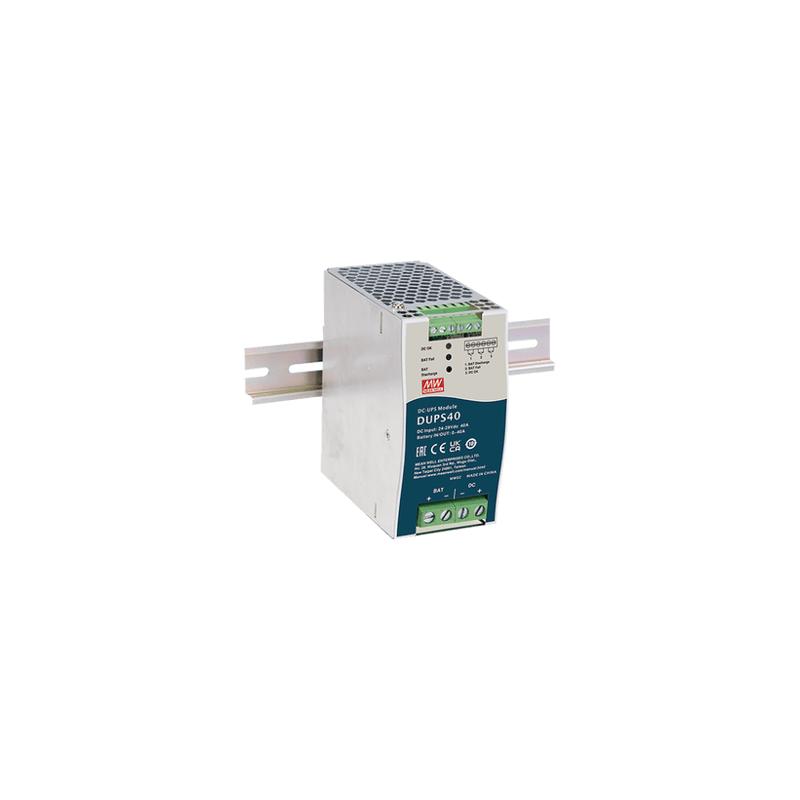 UPS PARA CD / 24VCD 40A / RIEL DIN / PARA BATERÍAS DE 4 A 135 AH