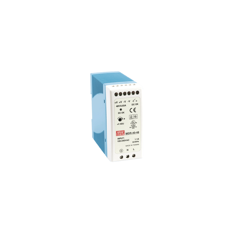 Fuente de poder Industrial Riel Din 48Vcc, 40W