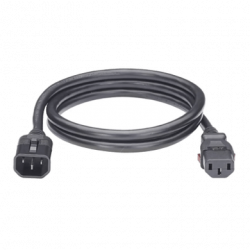 Cable de Alimentación Eléctrica Con Bloqueo de Seguridad, de IEC C14 a