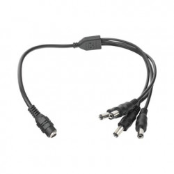 Cable con Conector Jack Hembra de 3.5 mm con 4 Salidas de Jack Macho (