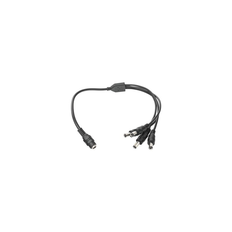 Cable con Conector Jack Hembra de 3.5 mm con 4 Salidas de Jack Macho (