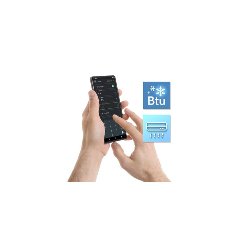 Calculador de capacidad de enfriamiento BTU Aufit