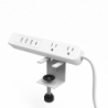 Multicontacto con Montaje para Escritorio / Carga Rápida para 65 W / 3