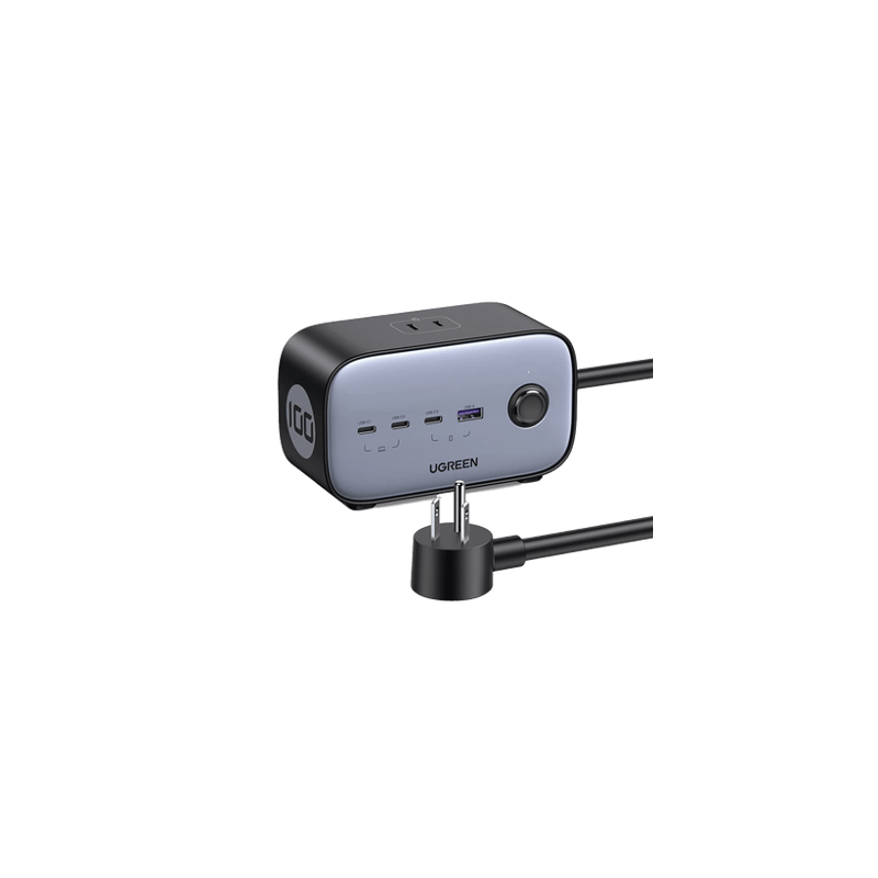Cargador de Escritorio y Tomacorriente Múltiple  3 Puertos USB-C  1 Pu