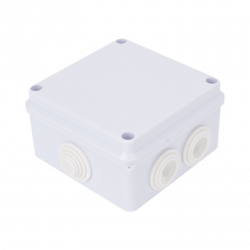 Caja de Conexiones Impermeable IP65, 7 Entradas, Dimensiones 100 x 100