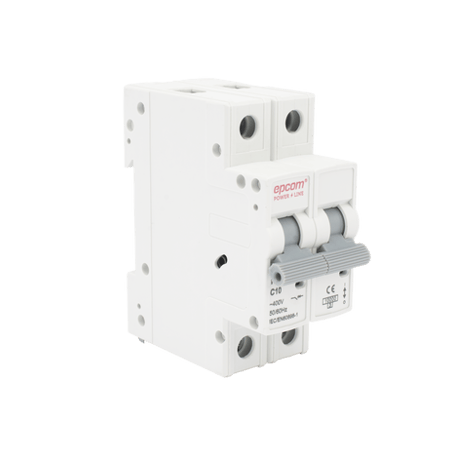 Protección Térmica/ Interruptor 2P, 10 A,  Corriente Alterna  400 Vca