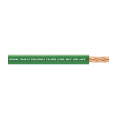 6 AWG / Cable Eléctrico / 1 Conductor /  Cobre /  Recubierto THW-LS /