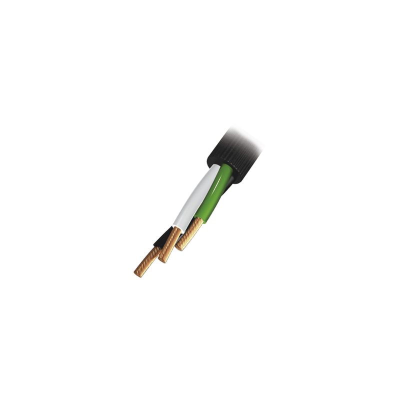 Cable Eléctrico de Uso Rudo 3 Hilos Calibre 14 AWG, Hasta 600 V. Rollo
