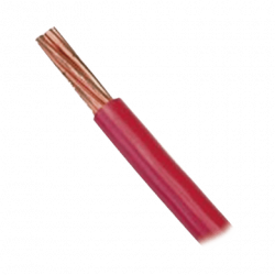 Cable Eléctrico 10 awg  color rojo,Conductor de cobre suave cableado.