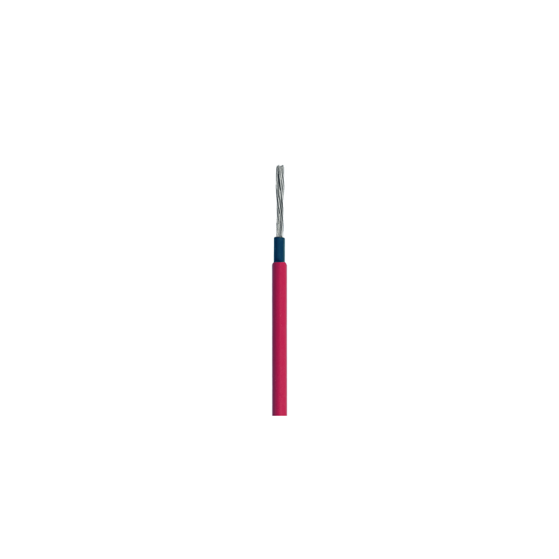 Cable Fotovoltaico Rojo / Cobre Estañado / 6 mm² (10 AWG) / 2000V / Ro