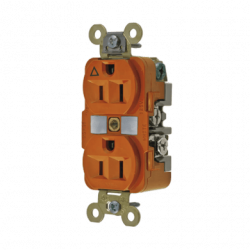 Contacto Dúplex Conexión a Tierra Aislada 15A 125V/ 2 Polos 3 Hilos/ C