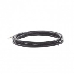 Cable para Controlador, 3.0 m, Negro, Calibre 8 AWG con Terminal de Oj