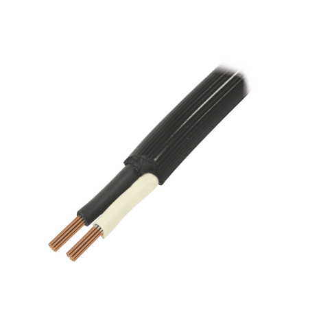Cable Eléctrico de Uso Rudo 2 Hilos Calibre 14 AWG, Hasta 600 V. Rollo