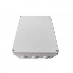 Caja de Conexiones Impermeable IP65, 12 Entradas, Dimensiones 300 x 25
