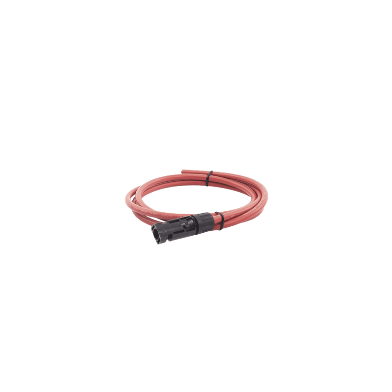 Cable Fotovoltaico, 1.5 m, Rojo, Calibre 10 AWG con Terminal MC4-M en