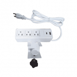 Tomacorriente para Escritorio / Cuenta con Bracket Ajustable a Diferen