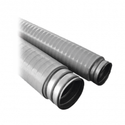 Tubo Flexible tipo Liquidtight de 1/2 (13 mm). Acero  PVC. Rollo de 50