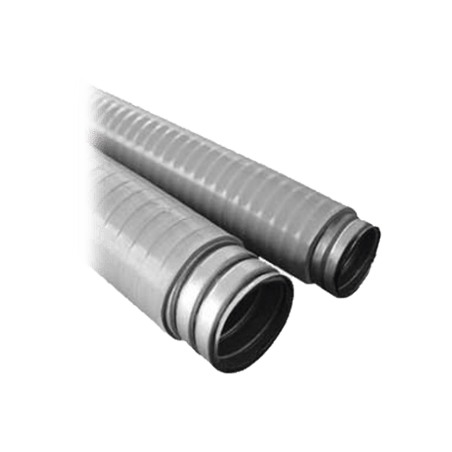 Tubo Flexible tipo Liquidtight de 1/2 (13 mm). Acero  PVC. Rollo de 50