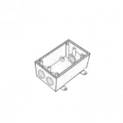 Caja Condulet FS de 1/2 ( 12.7mm) con tres bocas a prueba de intemperi