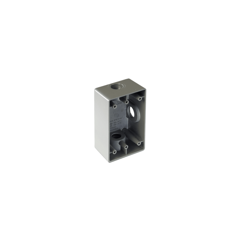 Caja Condulet FS de 1/2 ( 12.7 mm) con tres bocas a prueba de intemper