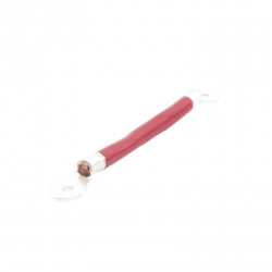 Cable para Baterías, 0.2 m, rojo, Calibre 2 AWG con Terminales de Ojo