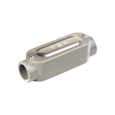 Caja Condulet tipo C de 1 (25.4 mm) Incluye tapa y tornillos.