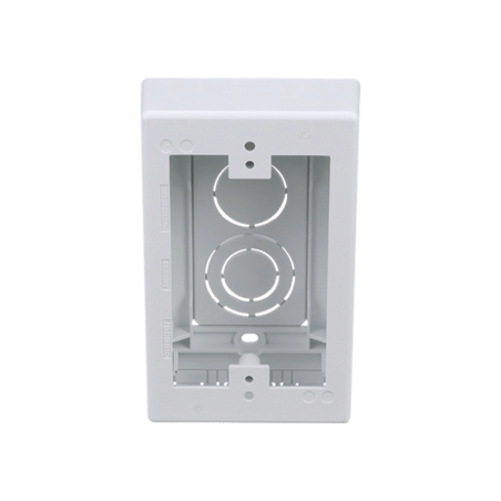 Caja de Pared Superficial, uso Universal con Placas de Pared, Con Cint