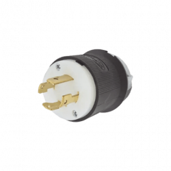 Clavija con Bloqueo de Media Vuelta Industrial 30 A 250 V CA / 3 Polos