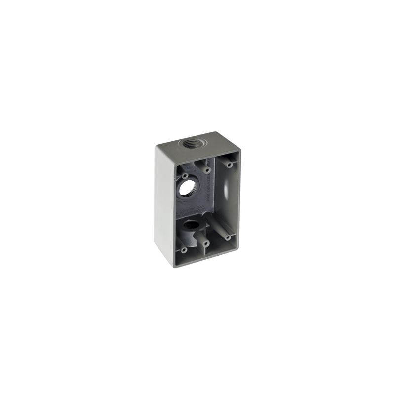 Caja Condulet FS de 3/4 (19.05mm) con tres bocas a prueba de intemperi