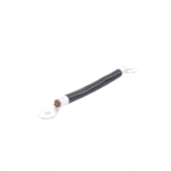 Cable para Baterías, 0.2m, Negro, Calibre 2 AWG con Terminales de Ojo