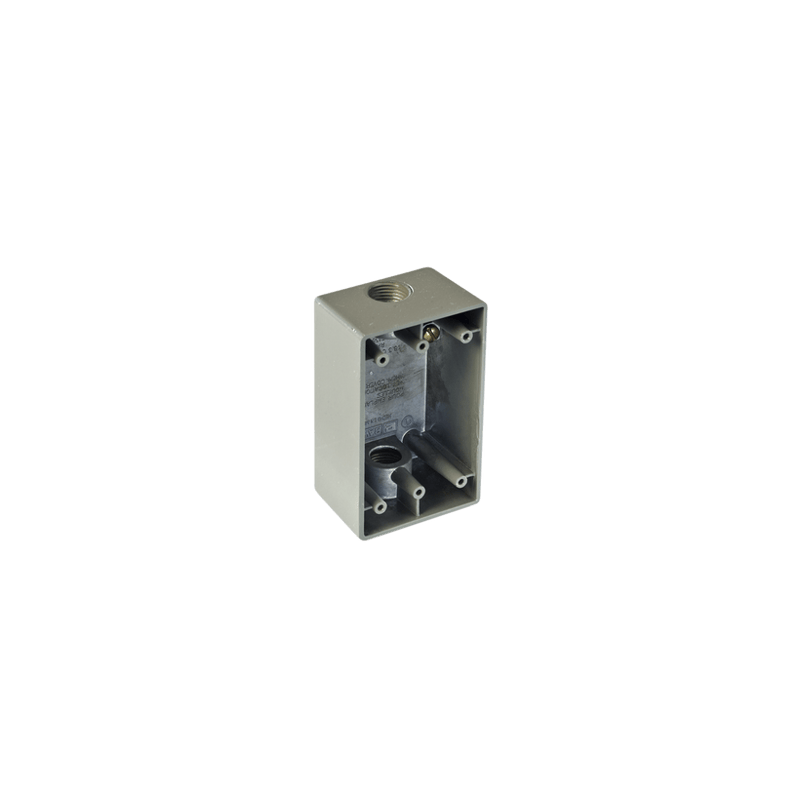 Caja Condulet FS de 1 ( 25.4 mm) con dos bocas a prueba de intemperie.