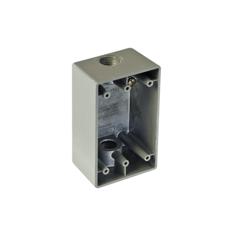 Caja Condulet FS de 1 ( 25.4 mm) con dos bocas a prueba de intemperie.