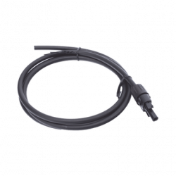 Cable Fotovoltaico 1.5 m, Negro, Calibre 10 AWG con Terminal MC4-H en