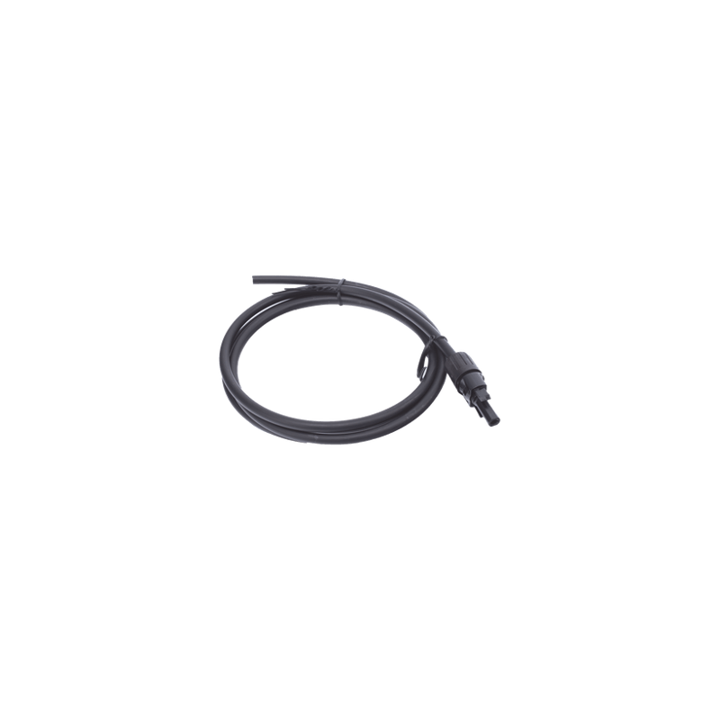 Cable Fotovoltaico 1.5 m, Negro, Calibre 10 AWG con Terminal MC4-H en