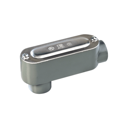 Caja Condulet tipo LB de 1 (25.4 mm) Incluye tapa y tornillos.