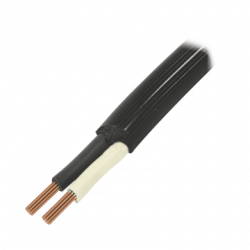 Cable Eléctrico de Uso Rudo 2 Hilos Calibre 12 AWG, Hasta 600 V. Rollo