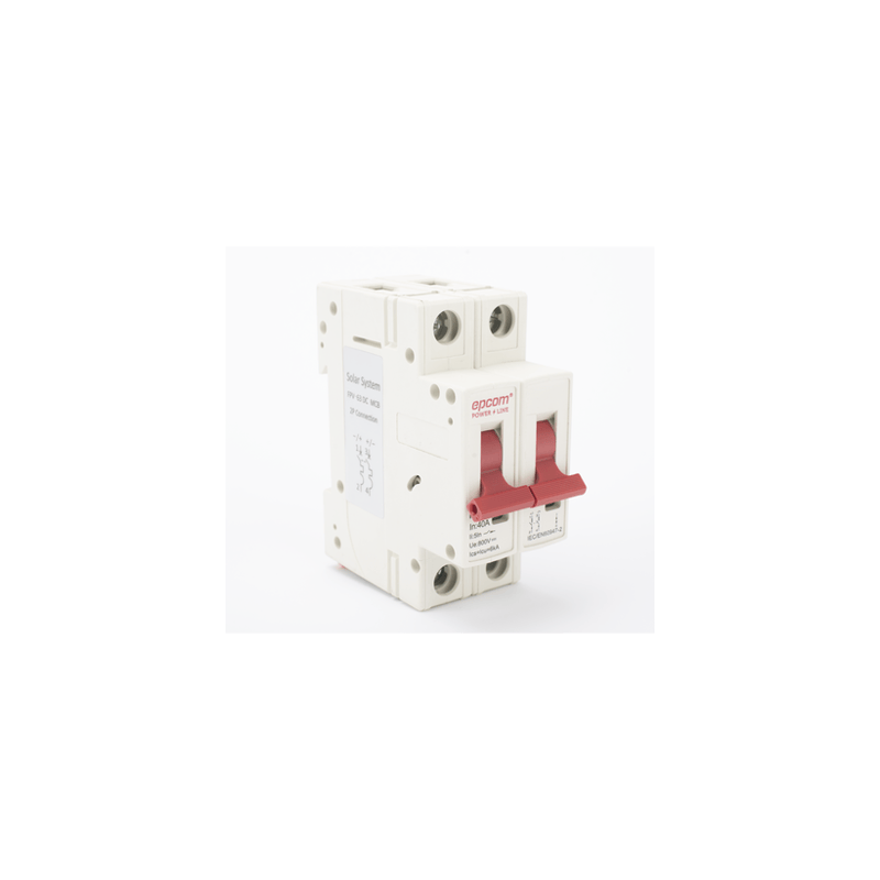 Protección Térmica/ Interruptor 2P, 40 A,  Corriente Directa  800 Vcc