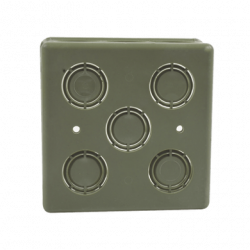 Caja Cuadrada  de 1/2 - 3/4 para PVC Conduti Pesado.