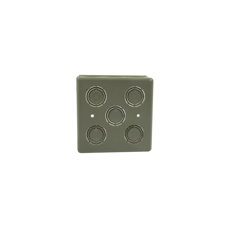 Caja Cuadrada  de 1/2 - 3/4 para PVC Conduti Pesado.