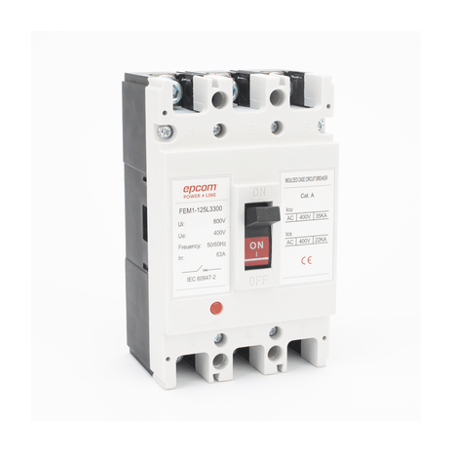 Protección Térmica/ Interruptor 3P, 100A,  Corriente Alterna  690 V CA