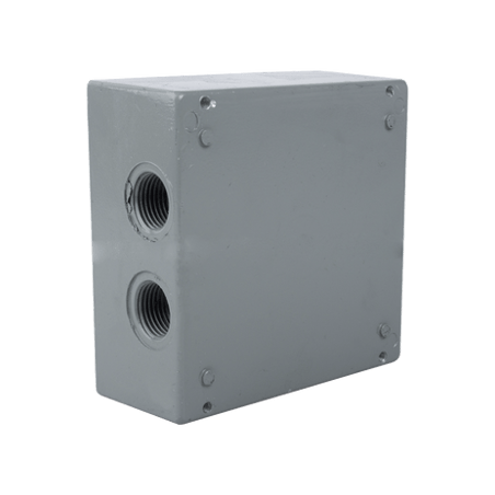 Caja Condulet Cuadrada de 3/4 (19.05 mm) con 4 bocas a prueba de intem