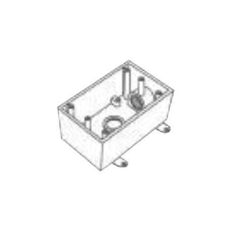 Caja Condulet FS de 3/4 (19.05 mm) con dos bocas a prueba de intemperi