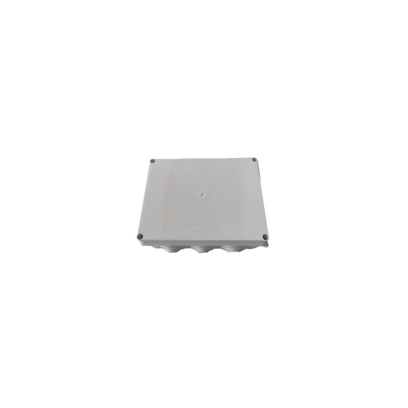 Caja de Conexiones Impermeable IP65, 10 Entradas, Dimensiones 200 x 15