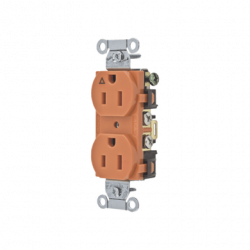 Contacto Dúplex Conexión a Tierra Aislada/ 15A 125V/ 2 polos 3 Hilos/