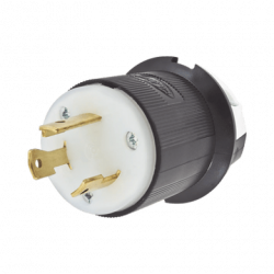 Clavija Industrial con Bloqueo de Media Vuelta / 30 A 125 V CA / 2 Pol