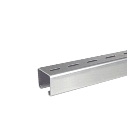 Unicanal Perforado 4 x 4 cm x 3 m / Calibre 16 / Galvanizado Electrolí